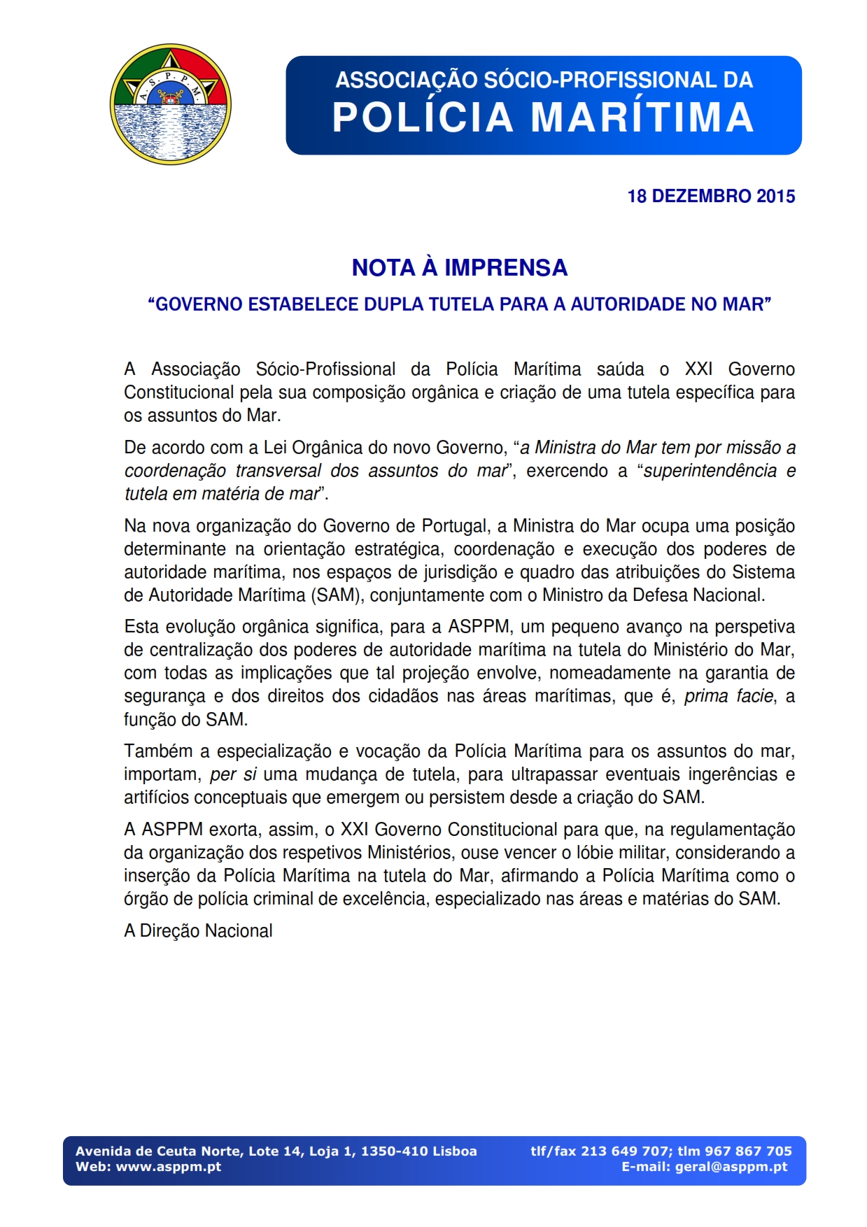 NOTA IMPRENSA 18DEC15 001