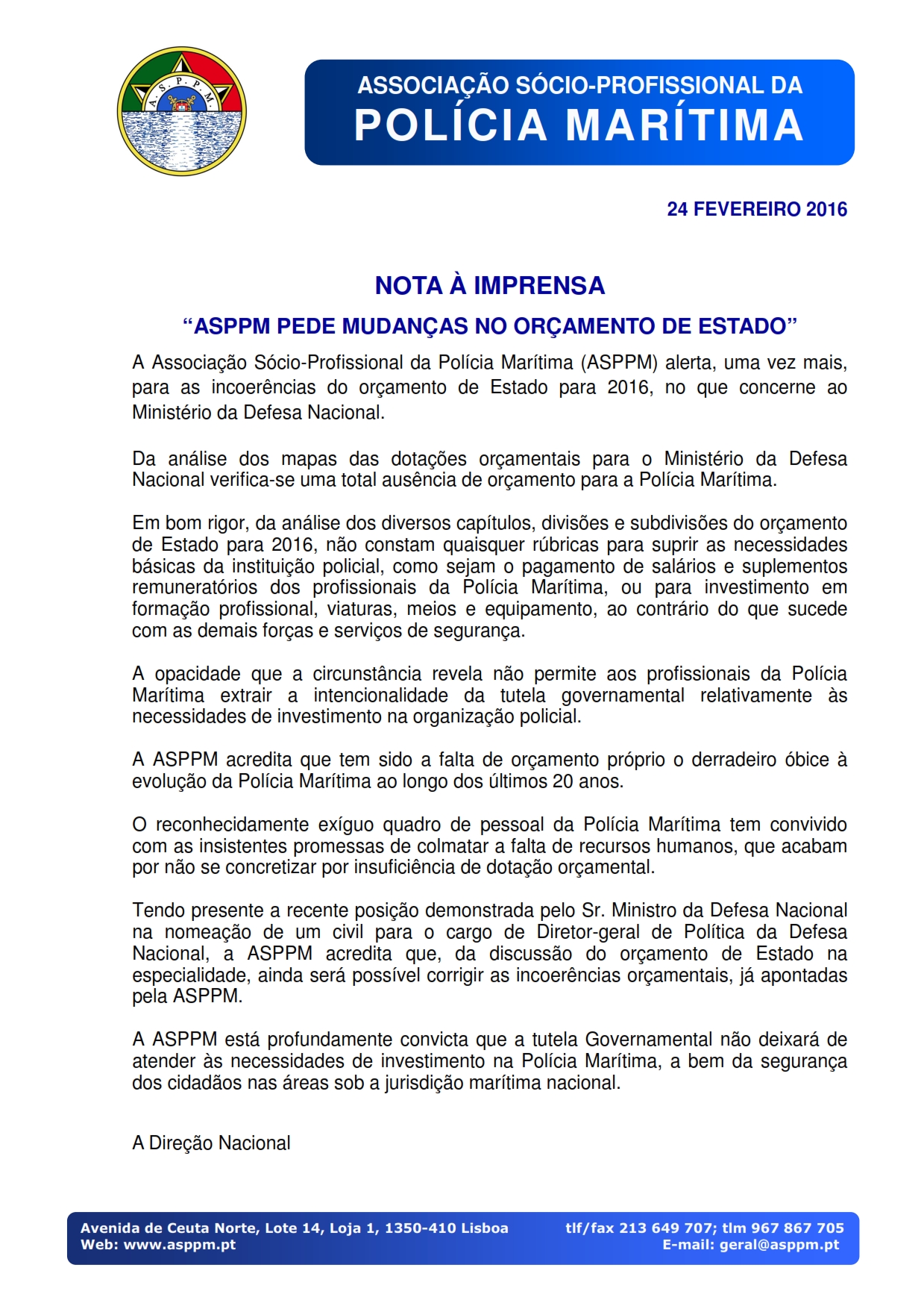 NOTA IMPRENSA 24FEV2016 001