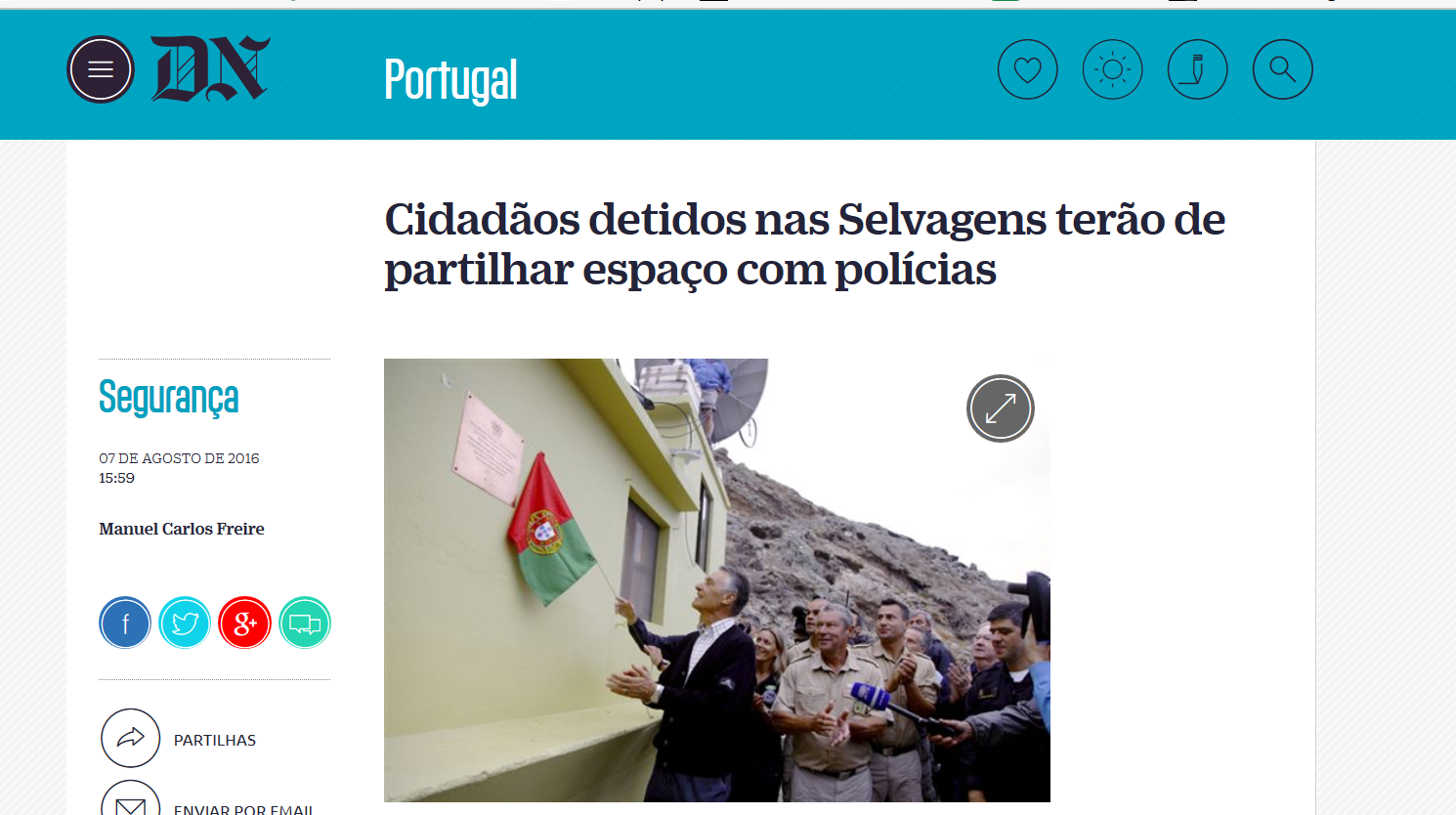 cidadaos partilham celas